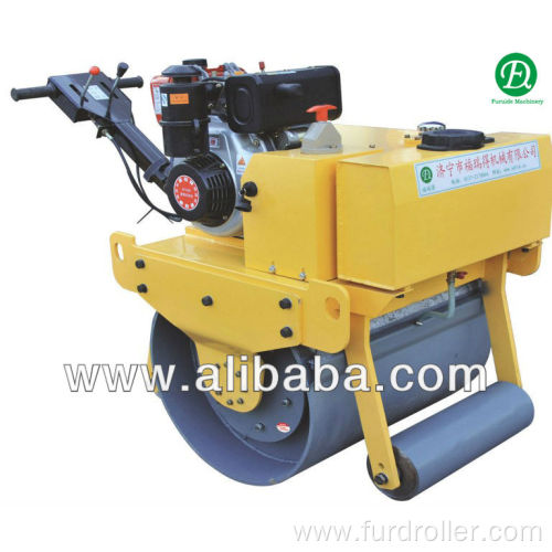 Single Drum Gasoline manual vibrating roller compactor,pavement roller